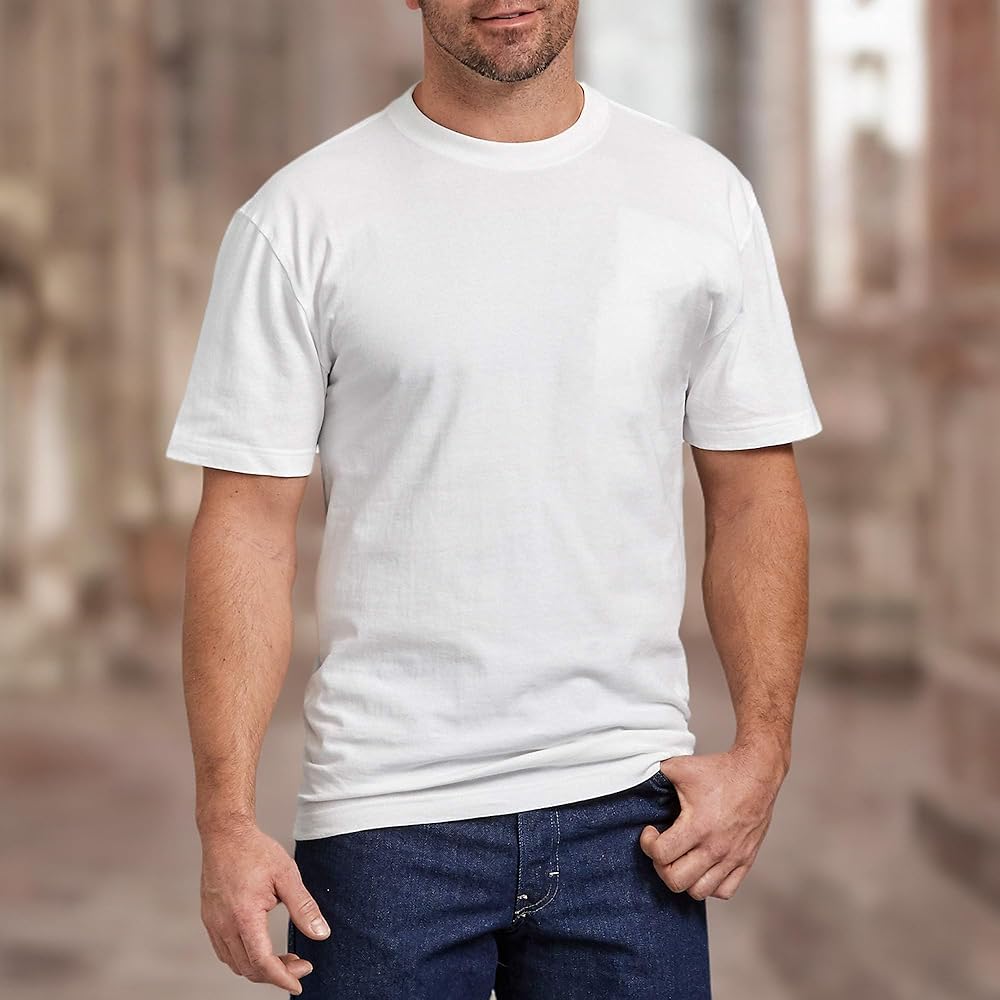 Dickies mens Short Sleeve Heavweight Crew Neck Big-tall Work